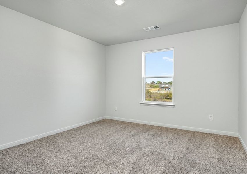 The secondary bedrooms are a perfect space for childrens bedrooms and guest rooms.