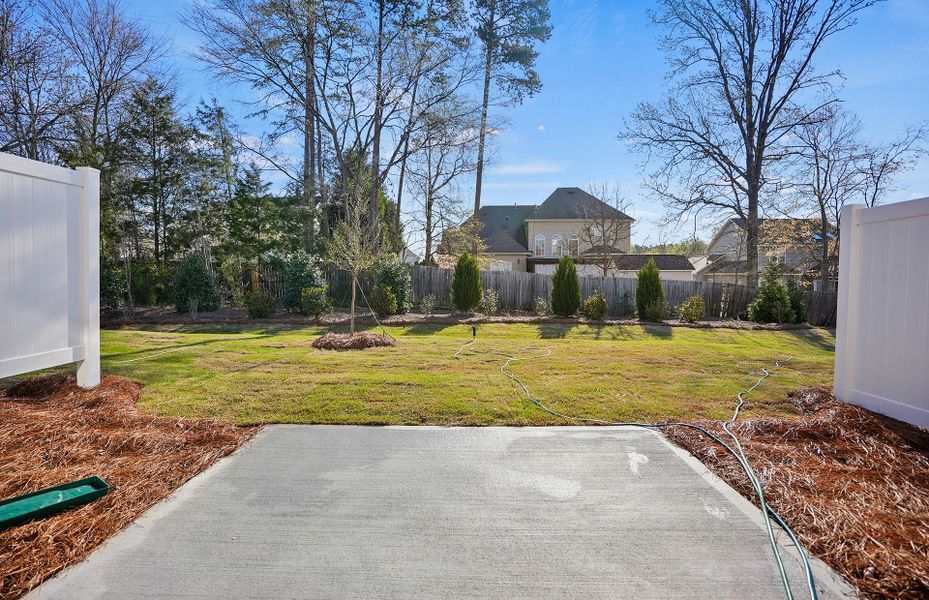 Exterior details and patio area of a home in Galloway Towns, Charlotte (Image 23). Exterior details and patio area of a home in Galloway Towns, Charlotte (Image 23).