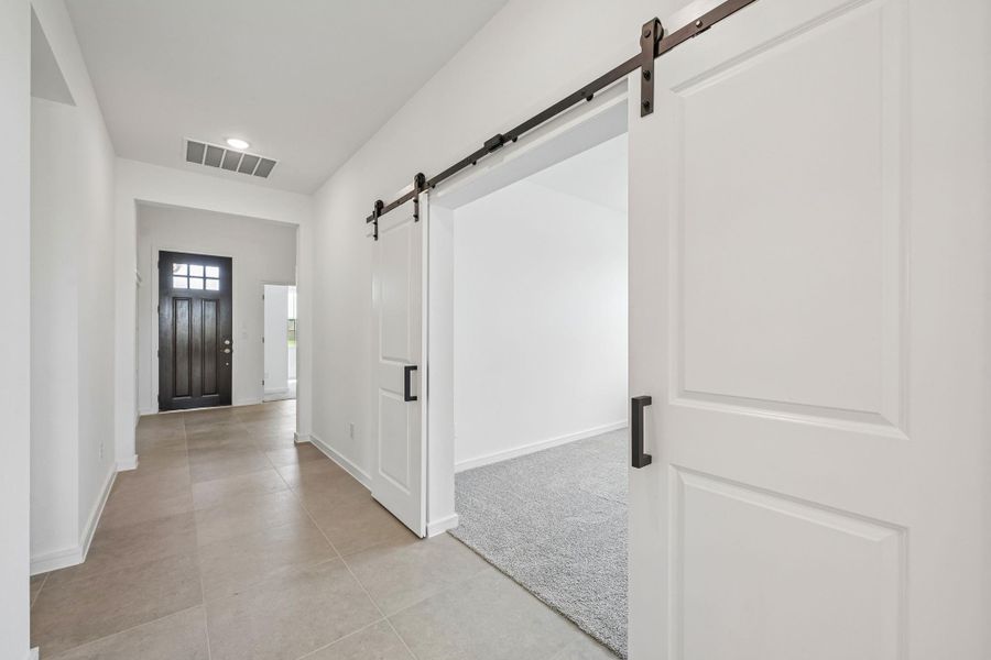 Inviting foyer