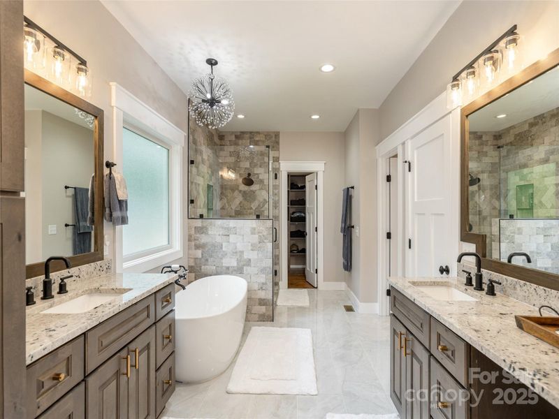 Furnished interior view inside a new home in , Hendersonville (Image 6).