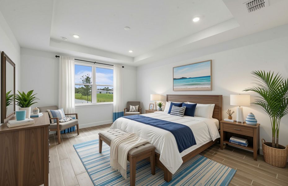 Furnished interior view inside a new home in Shores at Stillwater, Englewood (Image 7). Furnished interior view inside a new home in Shores at Stillwater, Englewood (Image 7).