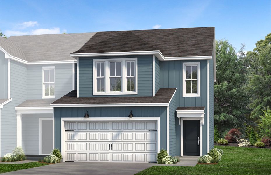Representative exterior photo of a completed home built from the Hayden by Pulte Homes in Sedgefield Green, Greensboro, NC (Image 17).