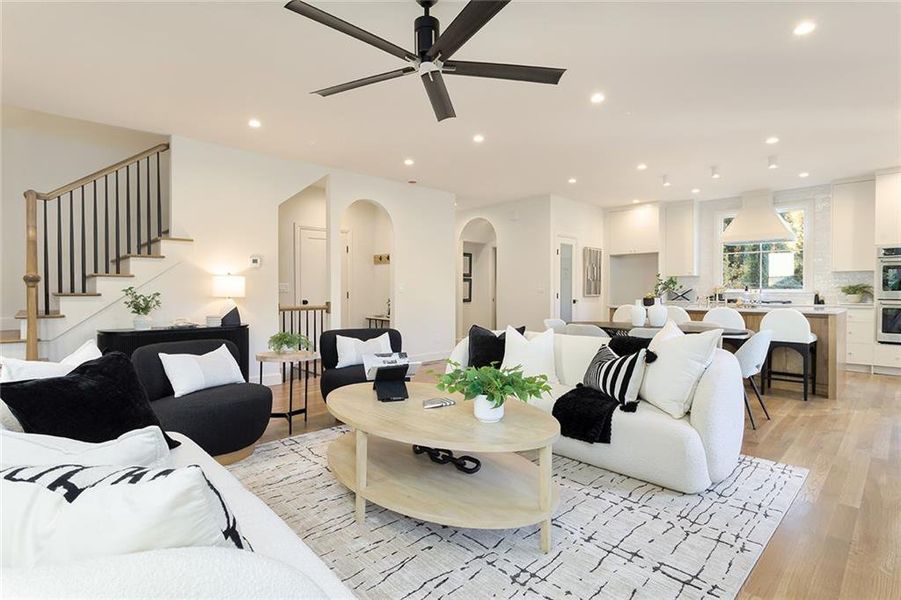 Furnished interior view inside a new home in , Scottdale (Image 13).