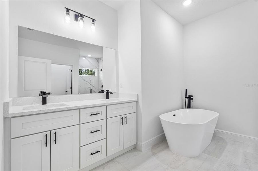 Master Bath - Tub and Shower
