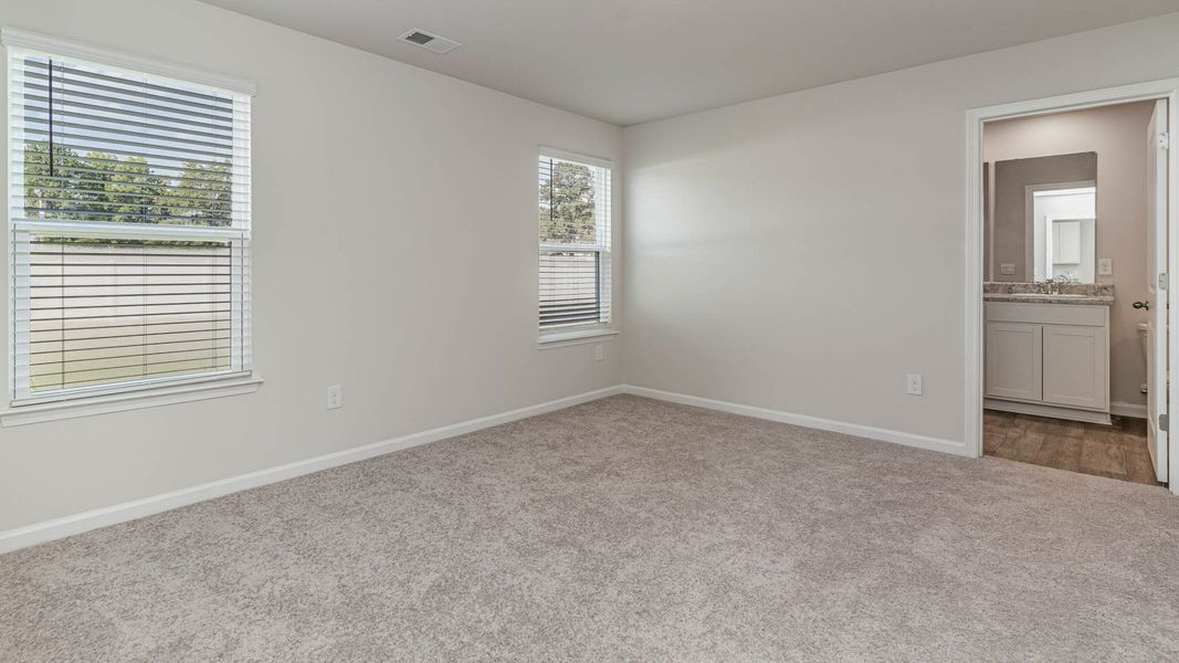 Representative unfurnished interior of a home built from the CURTIS by D.R. Horton in The Cottages at Blake Farm, Wilmington (Image 23). Representative unfurnished interior of a home built from the CURTIS by D.R. Horton in The Cottages at Blake Farm, Wilmington (Image 23).