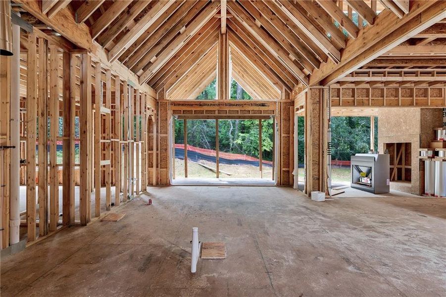 In-progress construction of a new home in , Atlanta, GA (Image 6).