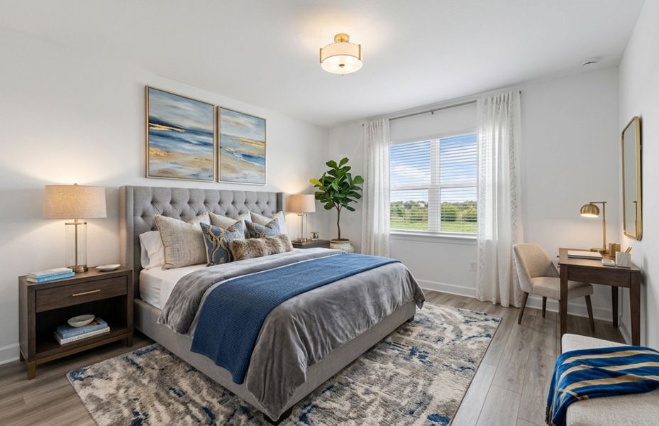 Furnished interior view inside a new home in Reagan Landing, Bradenton (Image 18).