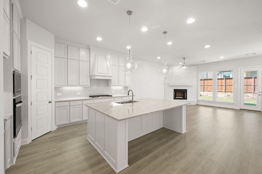 Furnished interior view inside a new home in Bridgewater, Midlothian (Image 13).