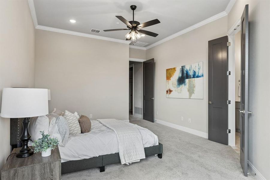 Furnished interior view inside a new home in Parkland, Fort Worth (Image 10).