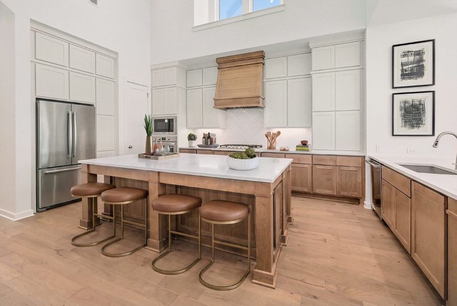 Furnished interior view inside a new home in Santa Rita Ranch, Liberty Hill (Image 5).