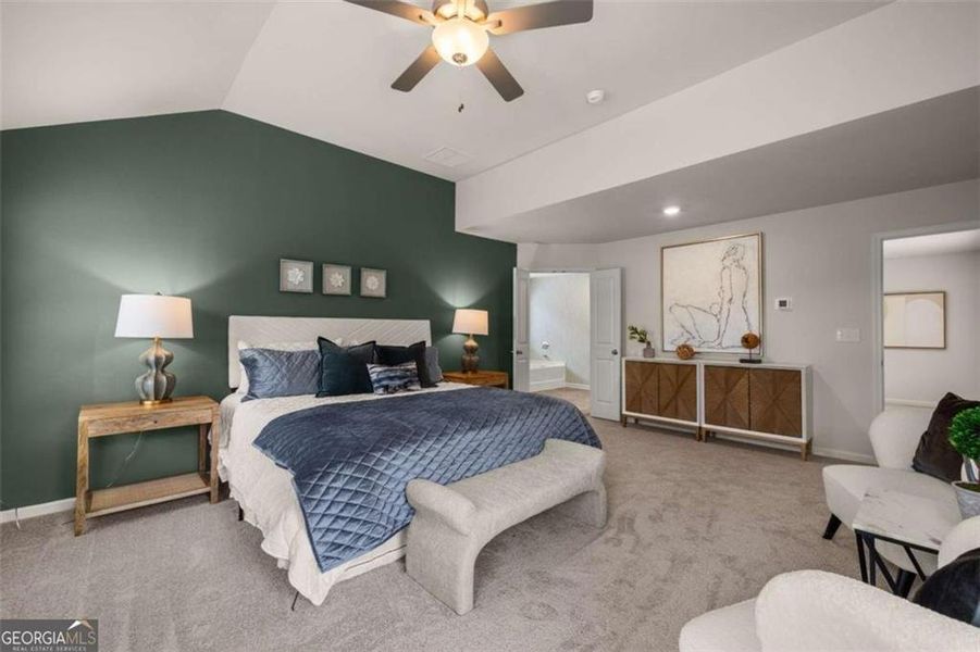 Furnished interior view inside a new home in Cascade Ridge at Niskey Lake, Atlanta (Image 6).