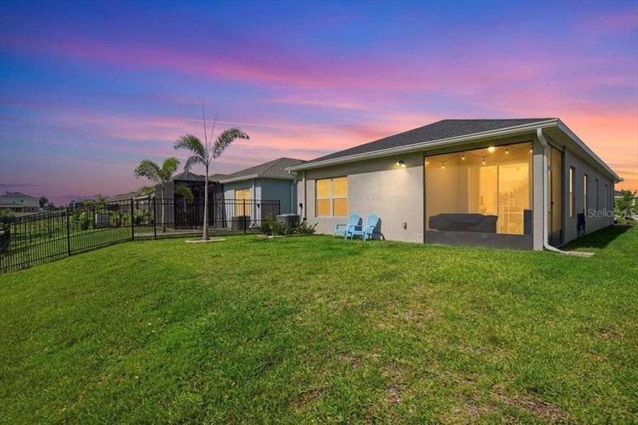 Exterior details and patio area of a home in , Parrish (Image 28).