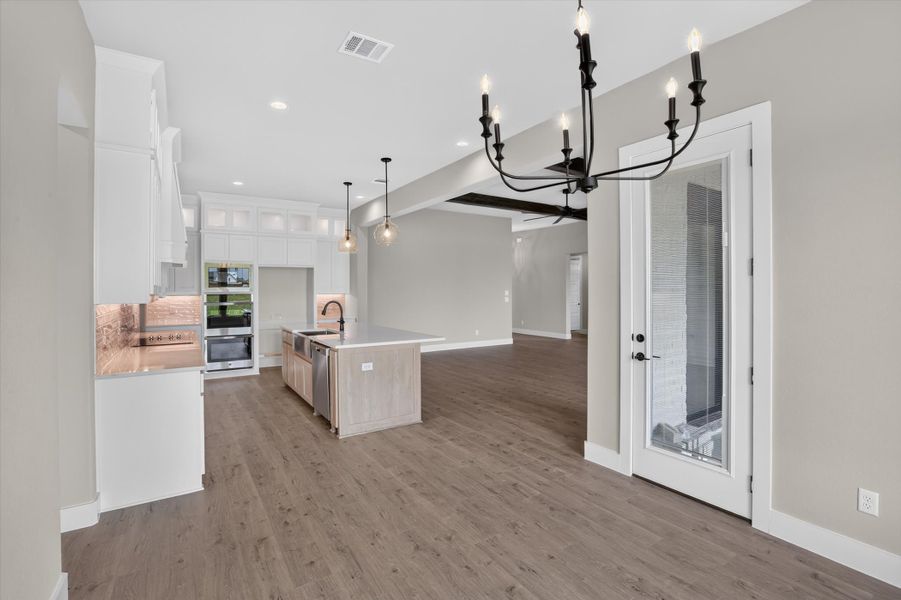 Furnished interior view inside a new home in Coyote Crossing, Godley (Image 9).