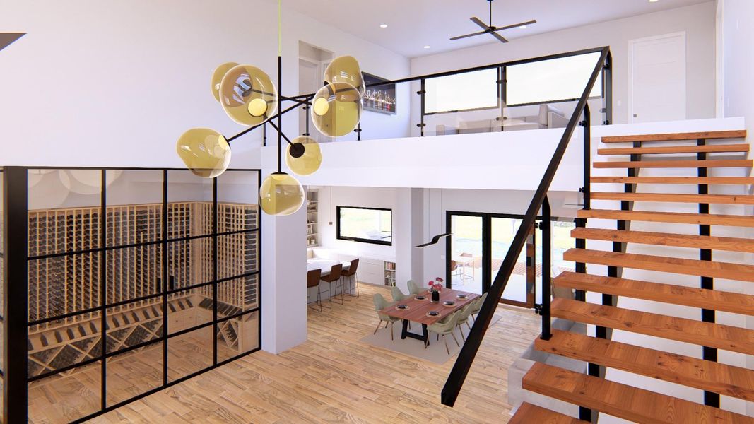 Furnished interior view inside a new home in , Dripping Springs (Image 7).