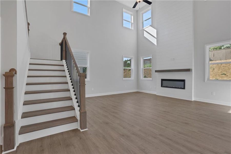Spacious, unfurnished interior of a new home in The Paddocks at Doc Hughes, Buford (Image 47).