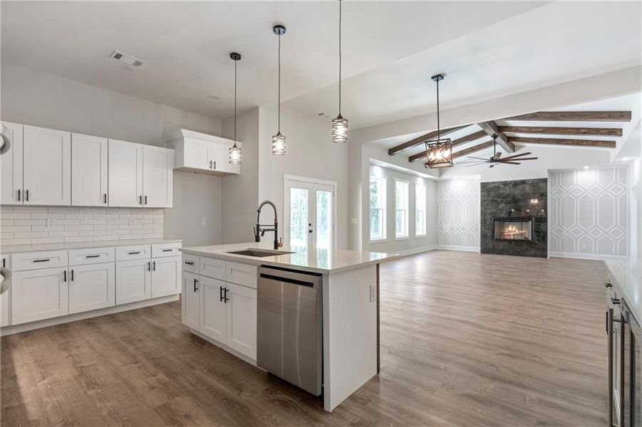 Furnished interior view inside a new home in , Covington (Image 8).