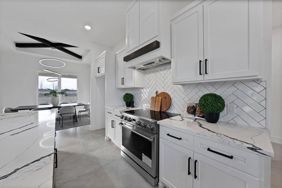 Furnished interior view inside a new home in , Celeste (Image 31).