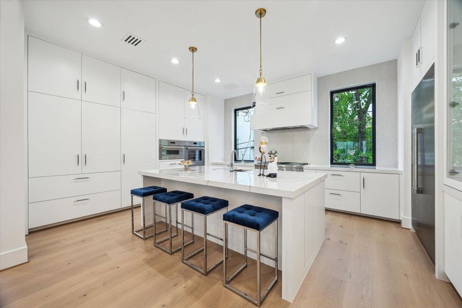Furnished interior view inside a new home in , Houston (Image 24).
