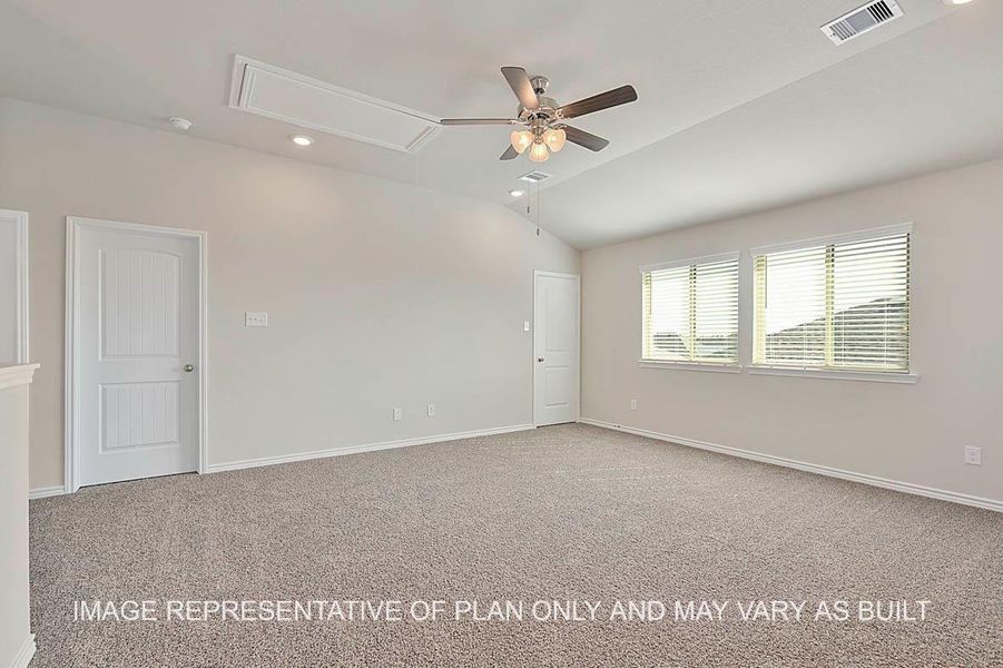 Spacious, unfurnished interior of a new home in Southern Pointe, College Station (Image 6).