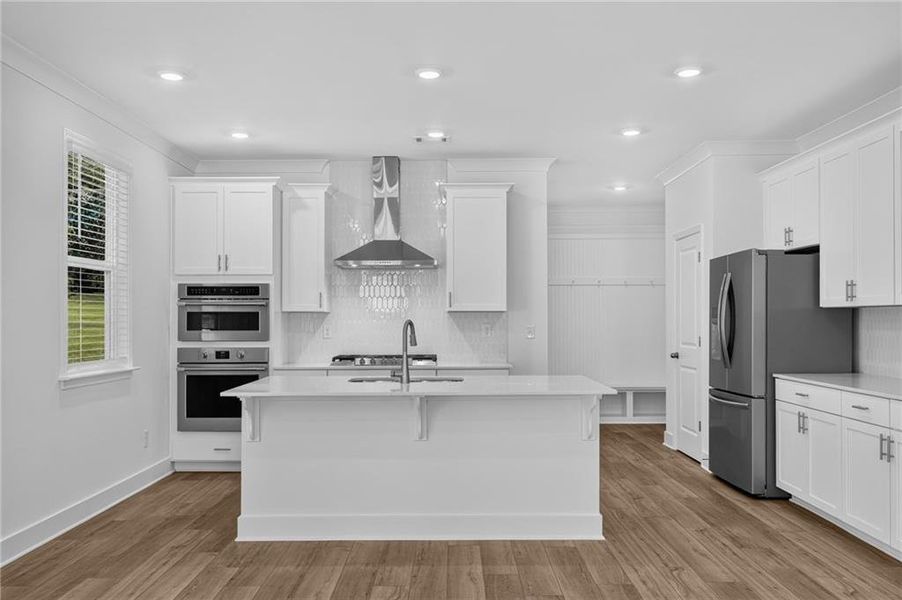 Furnished interior view inside a new home in Wellington Estates, Madison (Image 12).