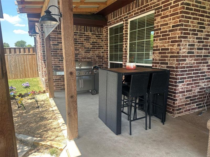 Exterior details and patio area of a home in , Waco (Image 23).