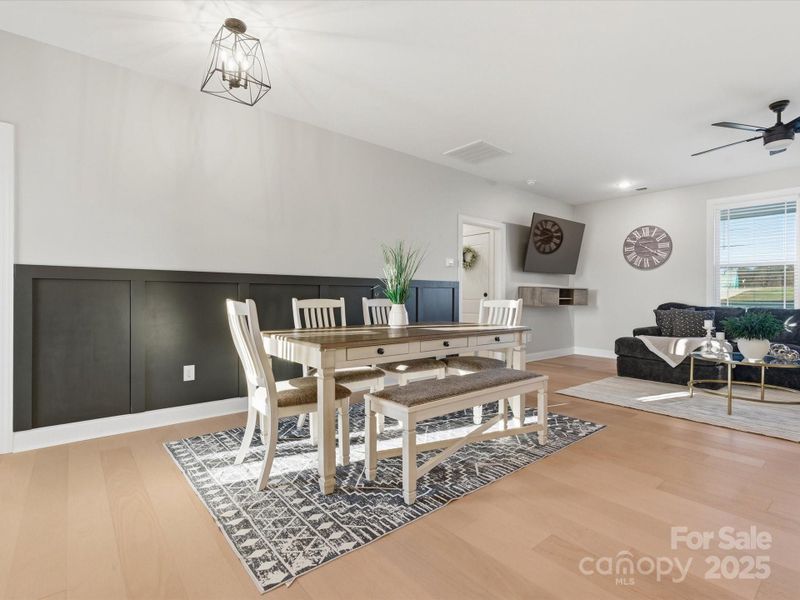 Furnished interior view inside a new home in , Lincolnton (Image 9). Furnished interior view inside a new home in , Lincolnton (Image 9).