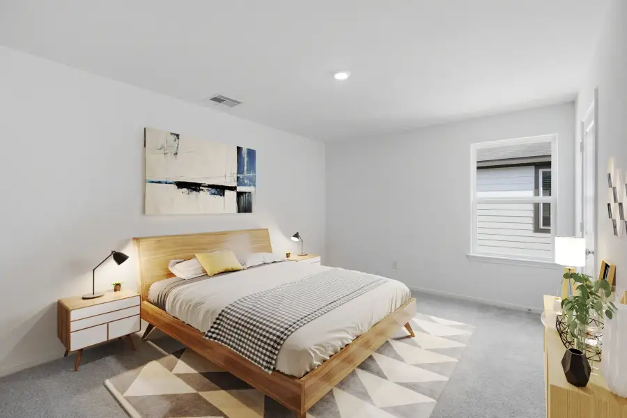 Furnished interior view inside a new home in Newport Grove 50s, Crosby (Image 12).
