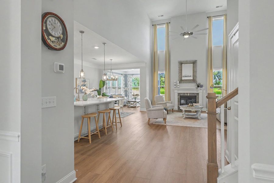 Furnished interior view inside a new home in Parker's Preserve, Ridgeville (Image 16).