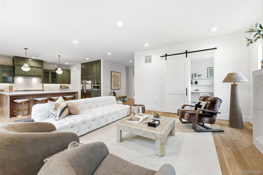 Furnished interior view inside a new home in , Denver (Image 9). Furnished interior view inside a new home in , Denver (Image 9).