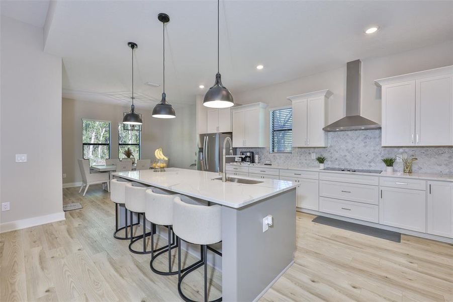 Furnished interior view inside a new home in Bella Terra, Hudson (Image 27).