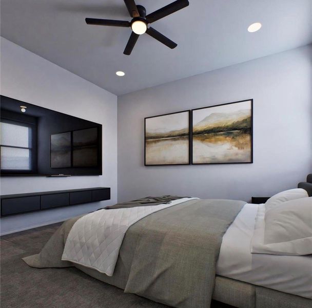 Furnished interior view inside a new home in , Houston (Image 8). Furnished interior view inside a new home in , Houston (Image 8).