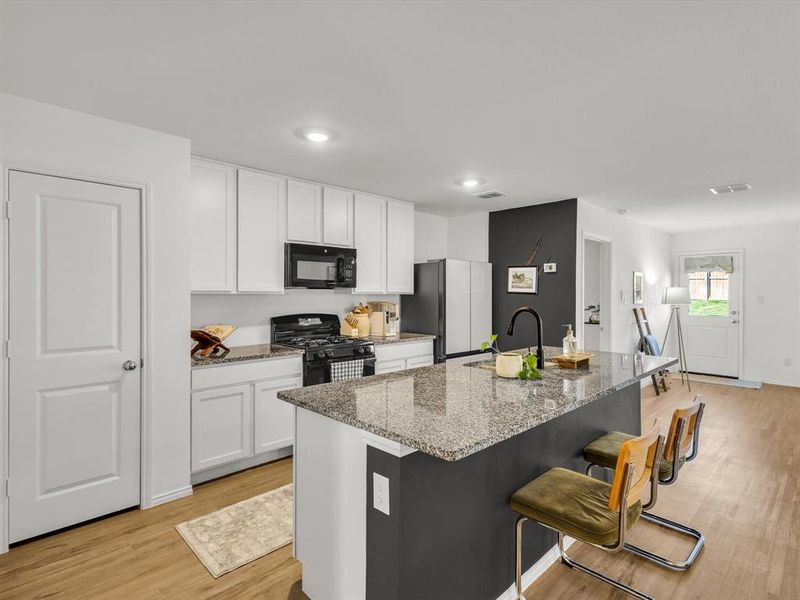 Furnished interior view inside a new home in Rancho Canyon: Watermill Collection, Fort Worth (Image 5). Furnished interior view inside a new home in Rancho Canyon: Watermill Collection, Fort Worth (Image 5).