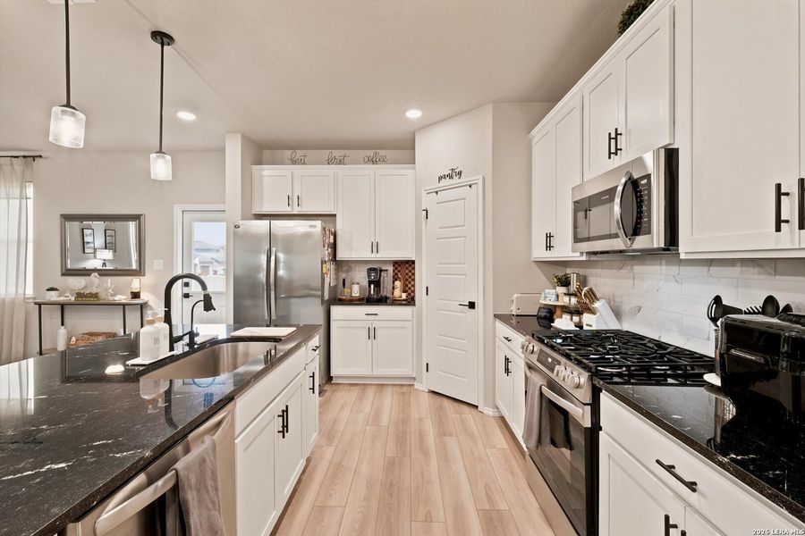 Furnished interior view inside a new home in Horizon Pointe, Converse (Image 6).