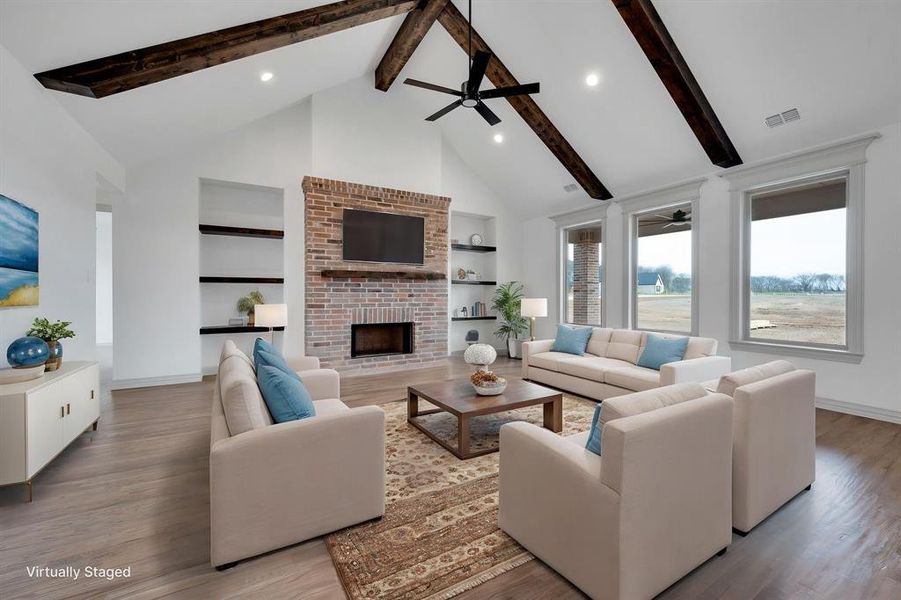 Furnished interior view inside a new home in , Waxahachie (Image 13).