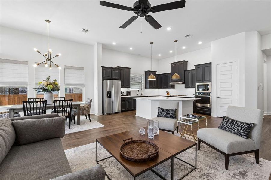 Furnished interior view inside a new home in , Fort Worth (Image 22).