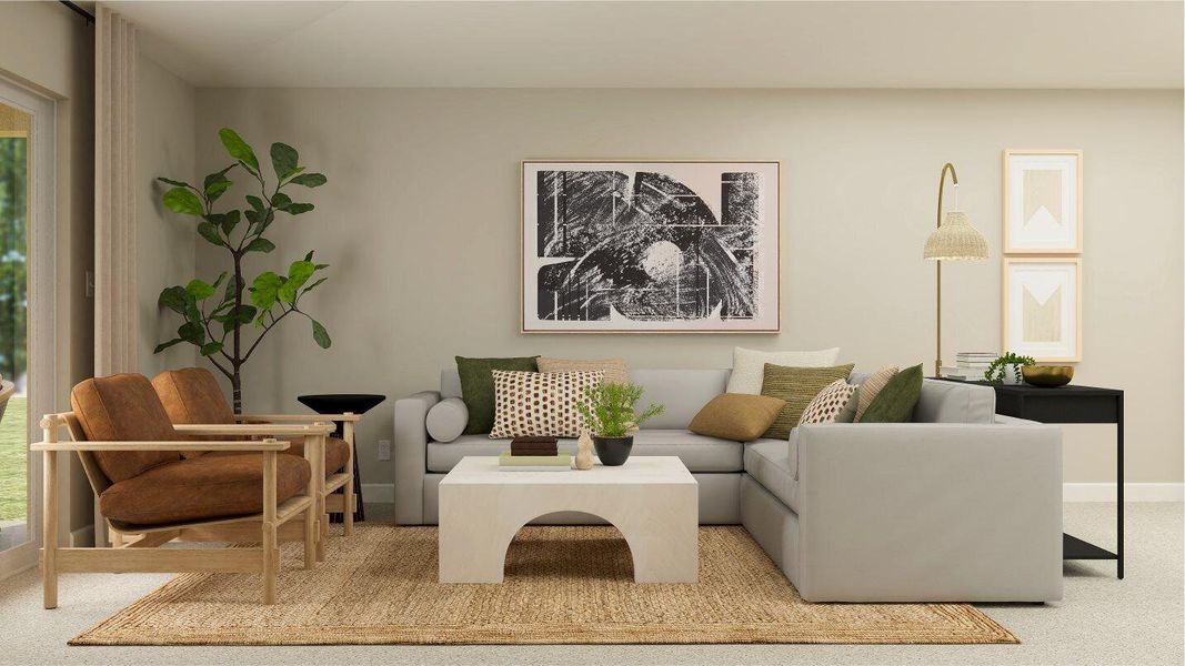 Furnished interior view inside a new home in Seagrove: The Indies, Fort Pierce (Image 11).