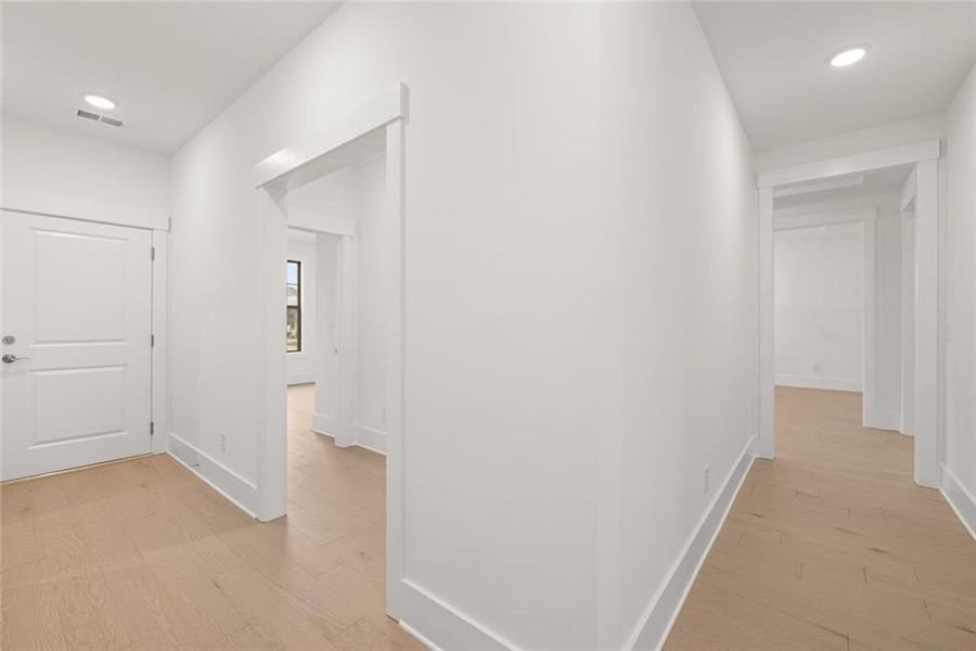 Spacious, unfurnished interior of a new home in Soleil Belmont Park, Canton (Image 39).