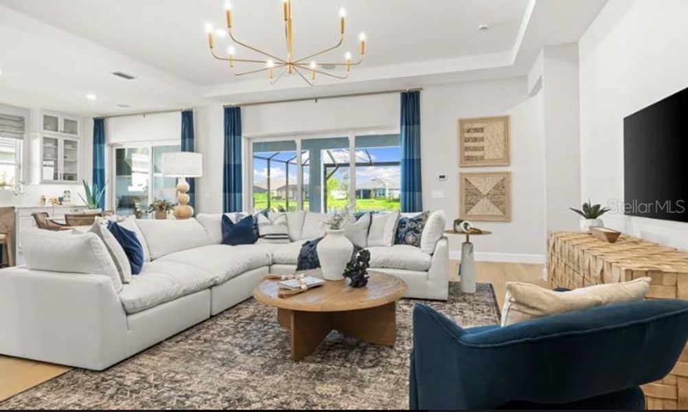 Furnished interior view inside a new home in Coasterra Community Group Page, Palmetto (Image 13).