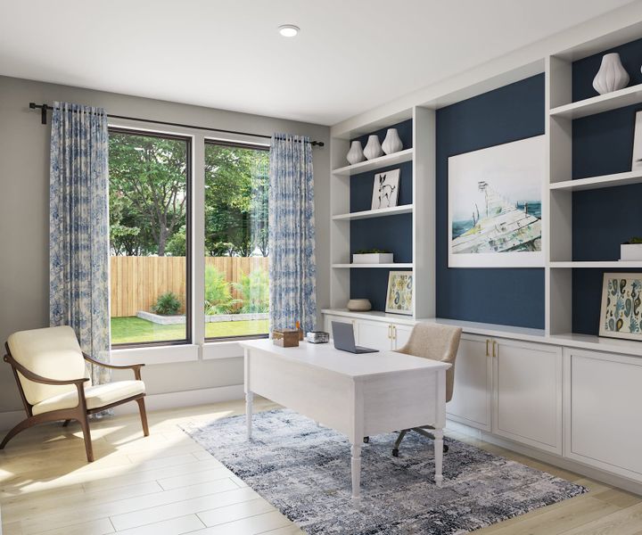 Representative furnished interior of a home built from the Veneto by Tri Pointe Homes in Legacy Grove, Montgomery (Image 4).