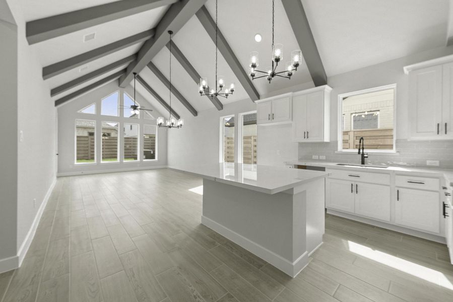 Furnished interior view inside a new home in Austin Point, Richmond (Image 7).
