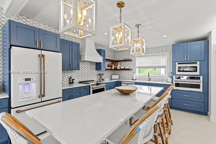 Furnished interior view inside a new home in , Islamorada, Village of Islands (Image 5).