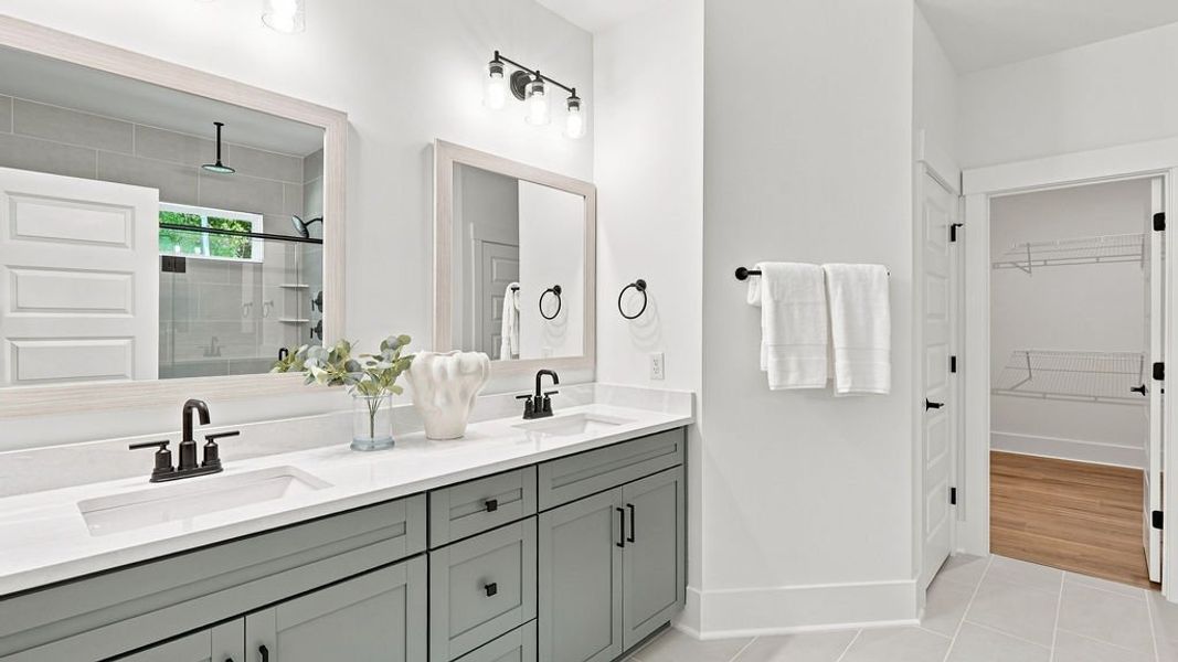 Representative furnished interior of a home built from the Vanderbilt by Pulte Homes in Fishers Wood, Columbia (Image 15).