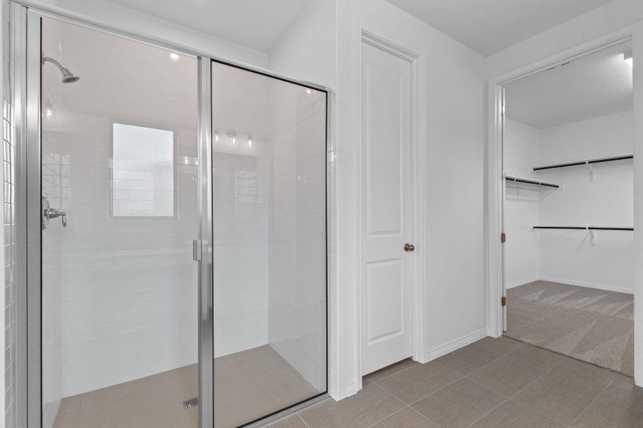 Walk-in shower in Primary Bath Walk-in shower in Primary Bath