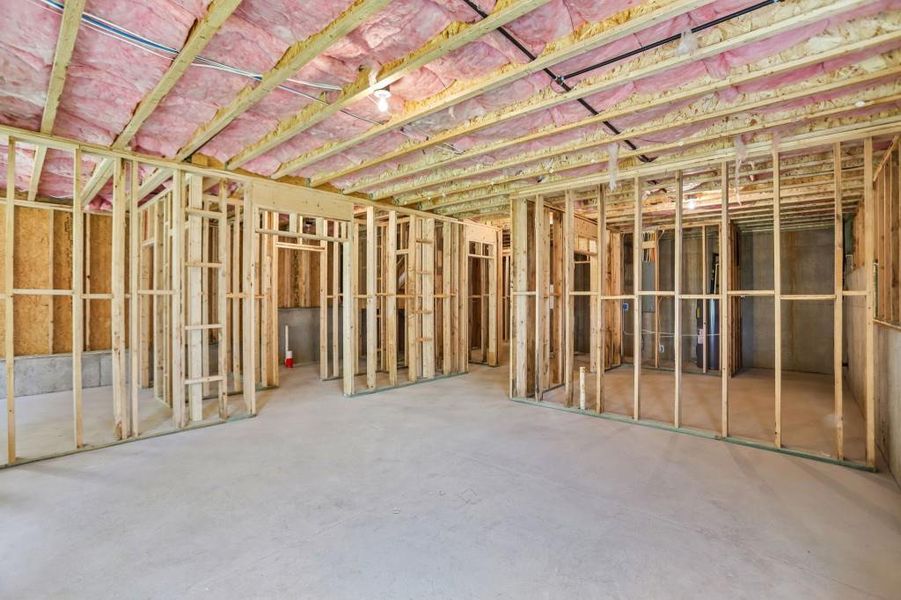In-progress construction of a new home in , Marietta, GA (Image 54).