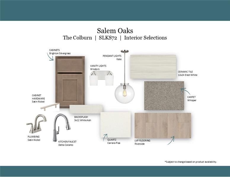 Sample of building materials used in homes in Salem Oaks, Murfreesboro (Image 45).