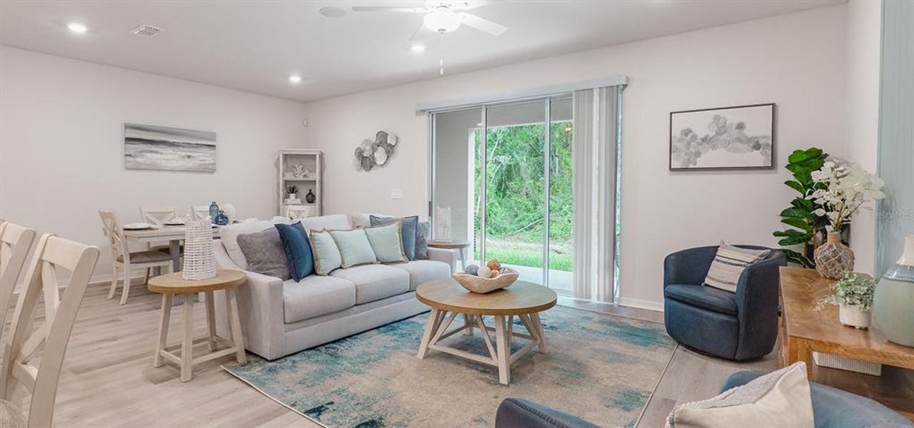 Furnished interior view inside a new home in Ralston Reserve at Siena, St. Cloud (Image 5).
