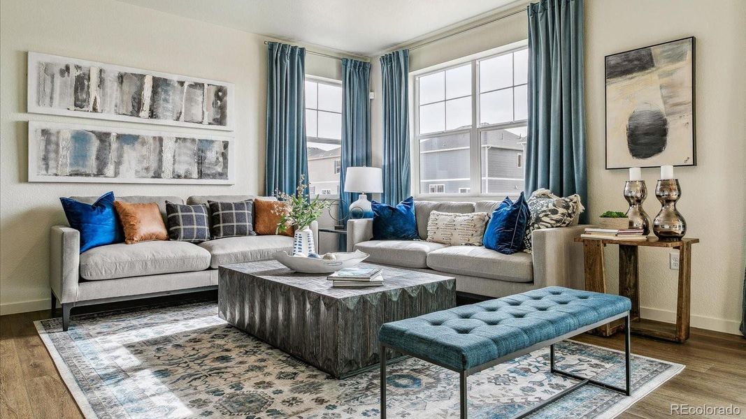 Furnished interior view inside a new home in Sky Ranch, Watkins (Image 13).