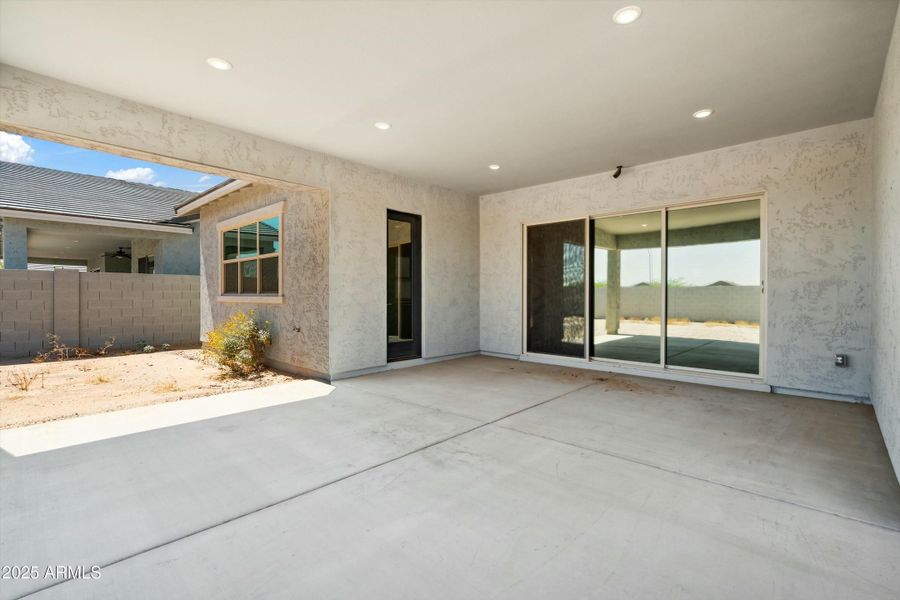 Backyard porch