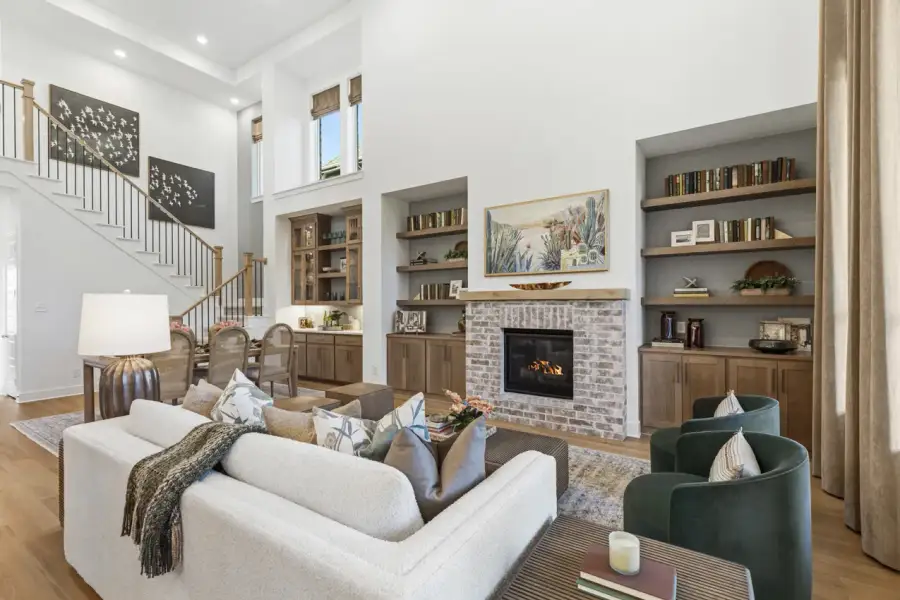 Representative Family Room - some options shown Representative Family Room - some options shown