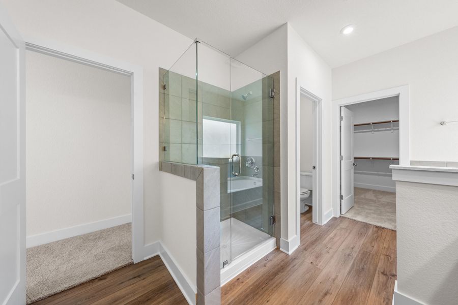 Furnished interior view inside a new home in North Point, Temple (Image 5).